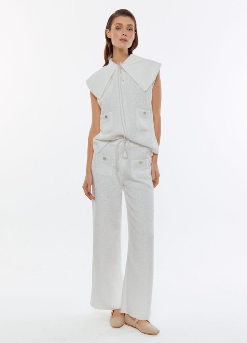 Luxury Teddy Collar Blouse